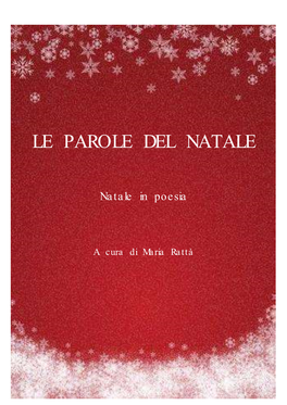 Le Parole Del Natale