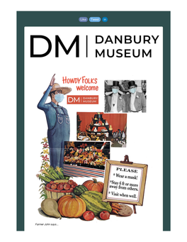 September 25 Danbury Museum