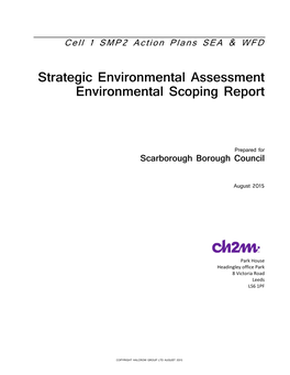 Strategic Environmental Assessment Environmental Scoping Report