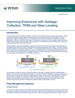 Improving Endurance with Garbage Collection, TRIM and Wear Leveling