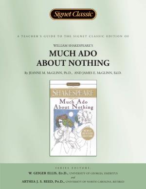 A Teacher's Guide to Much Ado About Nothing