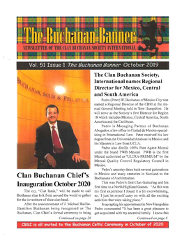 Clan Buchanan Chief's Buchanals of Auchintoshan