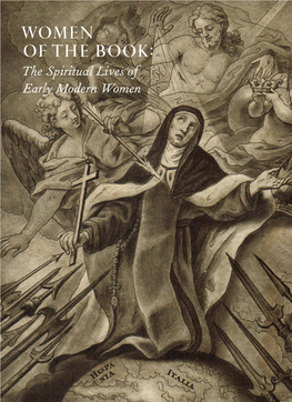 Women of the Book: the Spiritual Lives of Early Modern Women