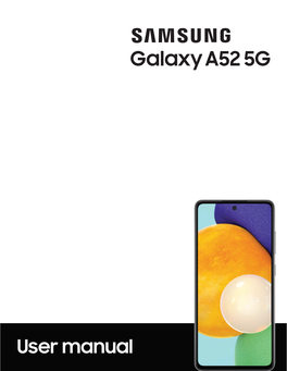 Samsung Galaxy A52 5G A526 User Manual