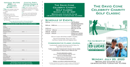 The David Cone Celebrity Charity Golf Classic
