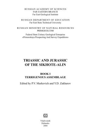 Triassic and Jurassic of the Sikhote-Alin