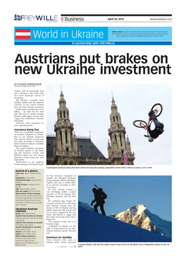 Austrians Put Brakes on New Ukraine Investment
