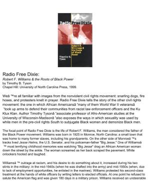 Radio Free Dixie: Robert F