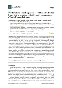 Metabolites-10-00232-V3.Pdf