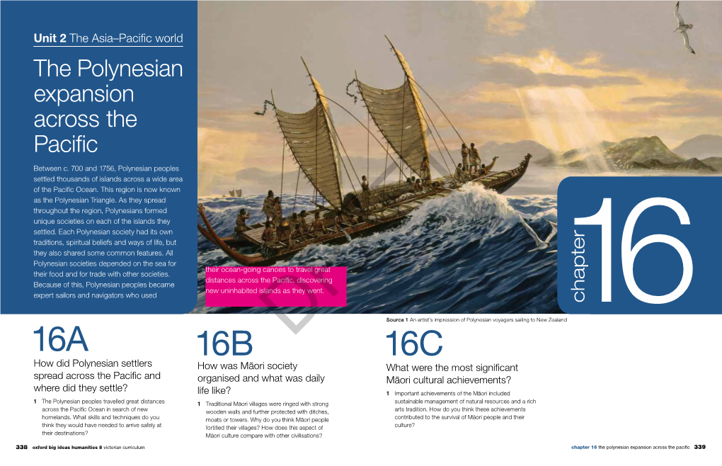 The Polynesian Expansion Across the Pacific