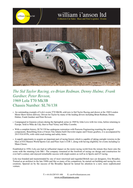 1969 Lola T70 Mk3b .Pages
