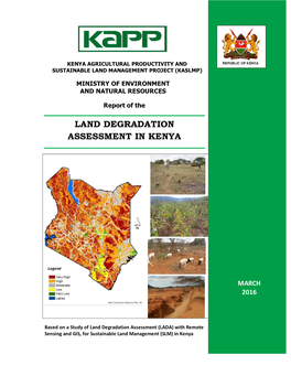 Land Degradation Assessment in Kenya-March 2016