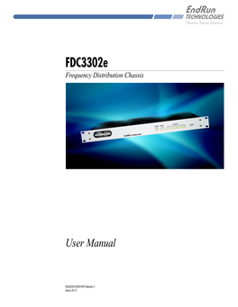 Fdc3302e Frequency Distribution Chassis