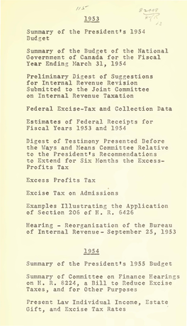 Excise Tax on Admissions Examples Illustrating the Application of Section 206 of H