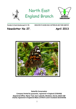 Butterfly Conservation Company Limited by Guarantee, Registered in England (2206468)