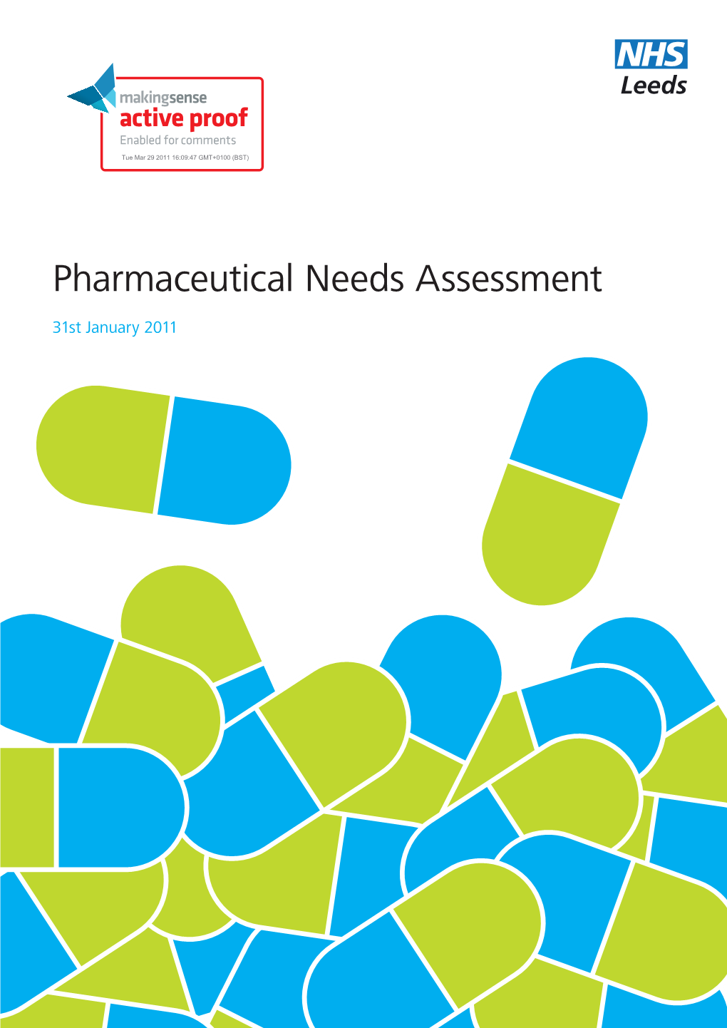 Pharmaceutical Needs Assessment