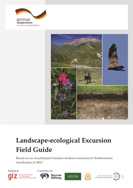 Landscape-Ecological Excursion Field Guide