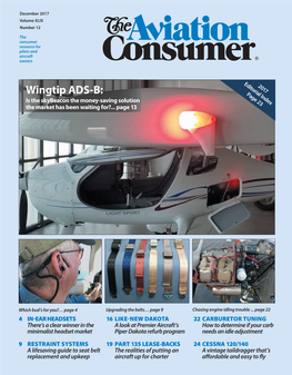Wingtip ADS-B: Page 23 Is the Skybeacon the Money-Saving Solution the Market Has Been Waiting For?