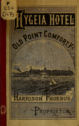 A Monograph on Old Point Comfort, Virginia