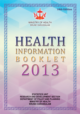 Health Information Booklet 2013 1 2 Health Information Booklet 2013 Contents