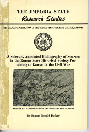 Taining to Kansas in the Civil War