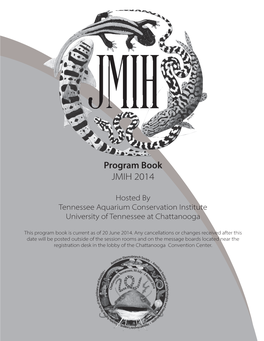 Program Book JMIH 2014