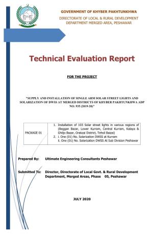 Technical Evaluation Report