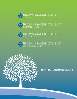 2016–2017 Academic Catalog