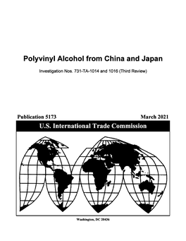 Polyvinyl Alcohol from China and Japan