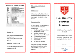 SEND Parent Leaflet 2019-20