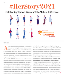 Herstory2021 Celebrating Optical Women Who Make a Difference