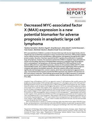 Expression Is a New Potential Biomarker for Adverse