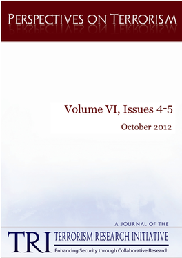 Perspectives on Terrorism, Volume 6, Issues 4-5 (2012)