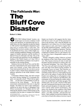 Bluff Cove Disaster Robert S