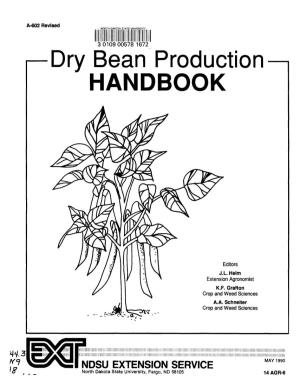 Dry Bean Production HANDBOOK