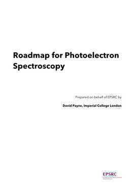 Roadmap for Photoelectron Spectroscopy