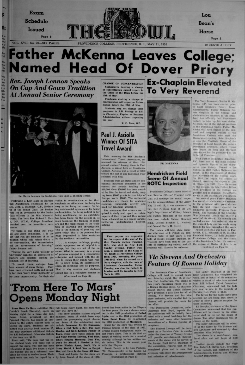The Cowl, May 11, 1955