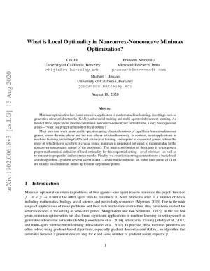 What Is Local Optimality in Nonconvex-Nonconcave Minimax Optimization?
