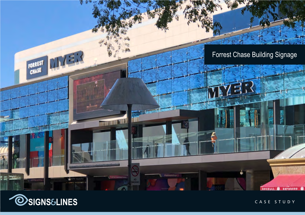 Rope Access for Forrest Chase Building Signage