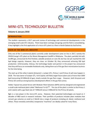 Mini-Gtl Technology Bulletin