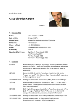 Claus-Christian Carbon