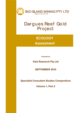 Dargues Reef Gold Project