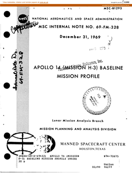 Manned Spacecraft Center Houston ,Texas