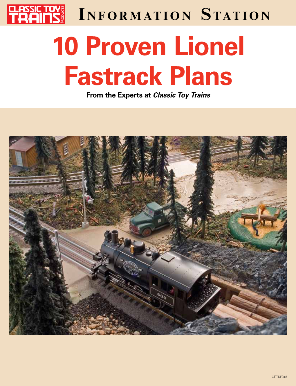 Lionel Fastrack Plans from the Experts at Classic Toy Trains