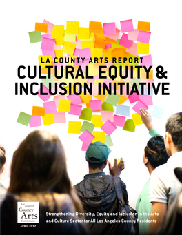 Cultural Equity& Inclusion Initiative