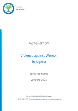 Violence Against Women in Algeria