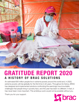 Gratitude Report 2020