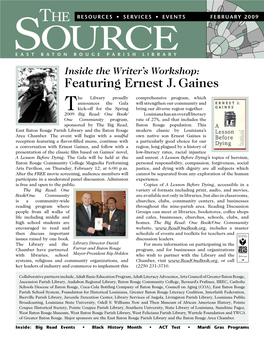 Featuring Ernest J. Gaines