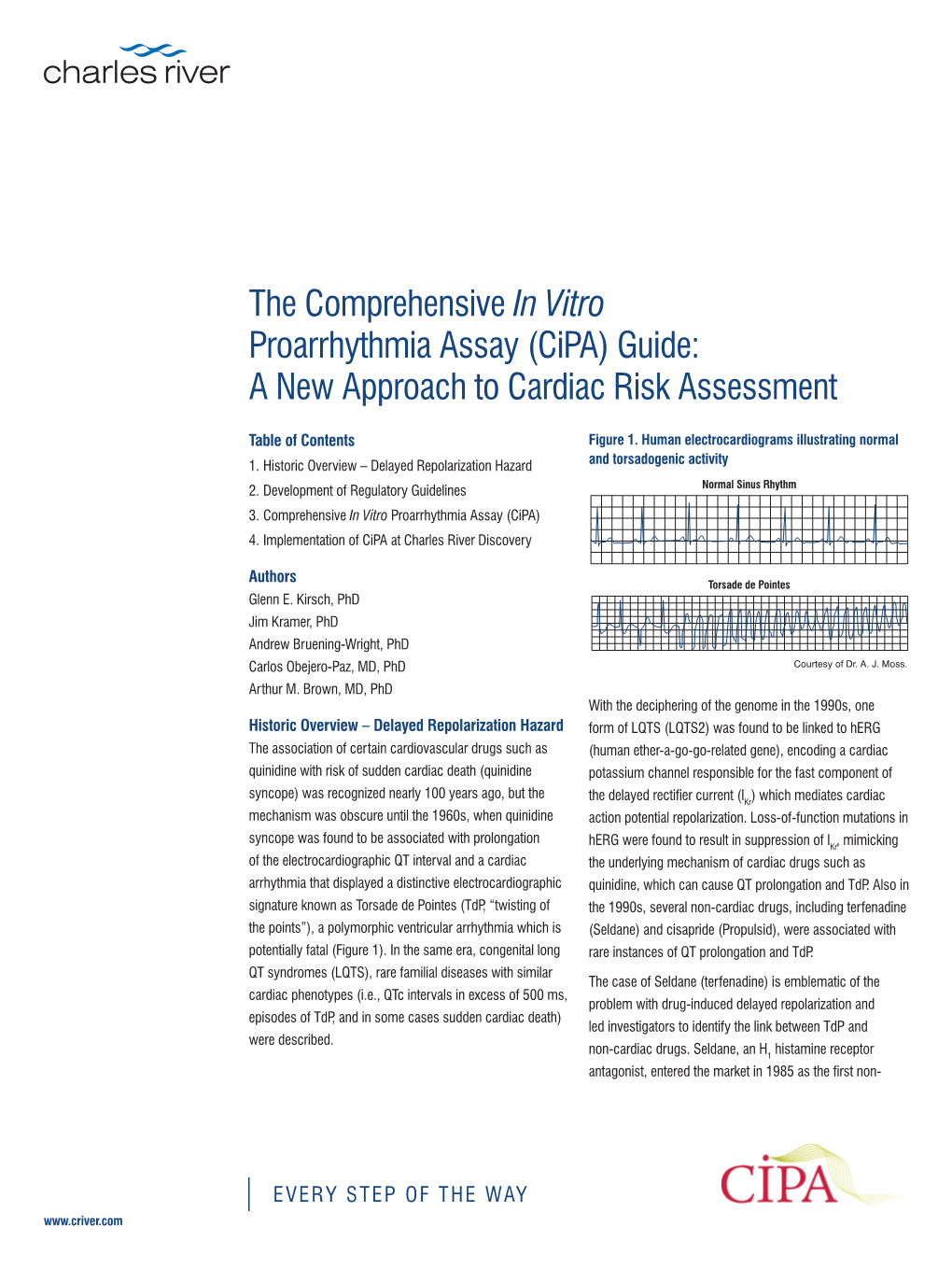 The Comprehensive in Vitro Proarrhythmia Assay (Cipa) Guide: a New Approach to Cardiac Risk Assessment