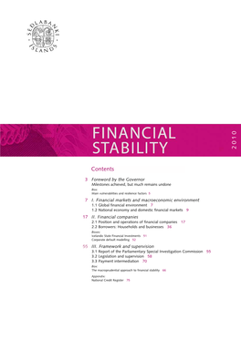 Financial Stability 2010